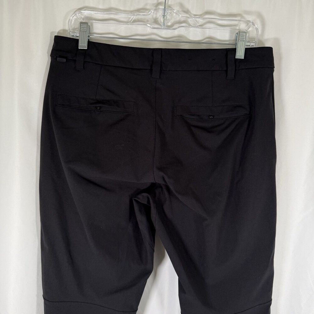 Lululemon Pants Men's 31 Solid Black Pockets Zip Pocket Button Zip Active - Picture 7 of 11